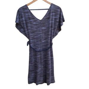 L8ter Dress‎ Womens S Peasant Medieval Renaissance Batwing Belted Tunic Brown